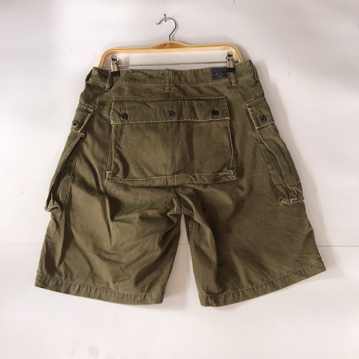 Alpha Industries Vintage Alpha industries big pocket short pant Size US 29 - 2 Thumbnail