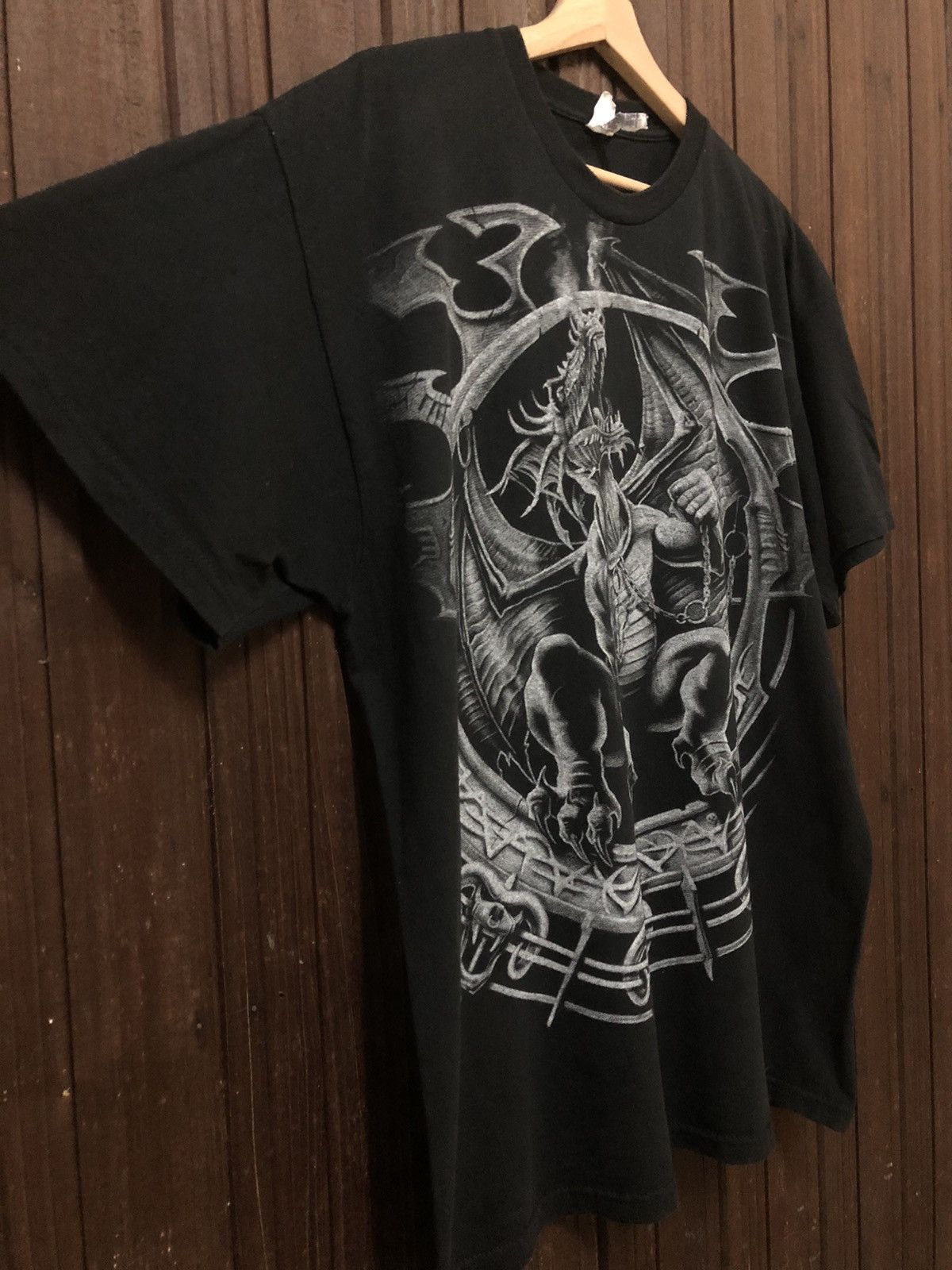 Liquid Blue × Vintage Vintage 00s Dragon Big Print by Liquid Blue Nice Tee Shirt Size US XL / EU 56 / 4 - 4 Thumbnail