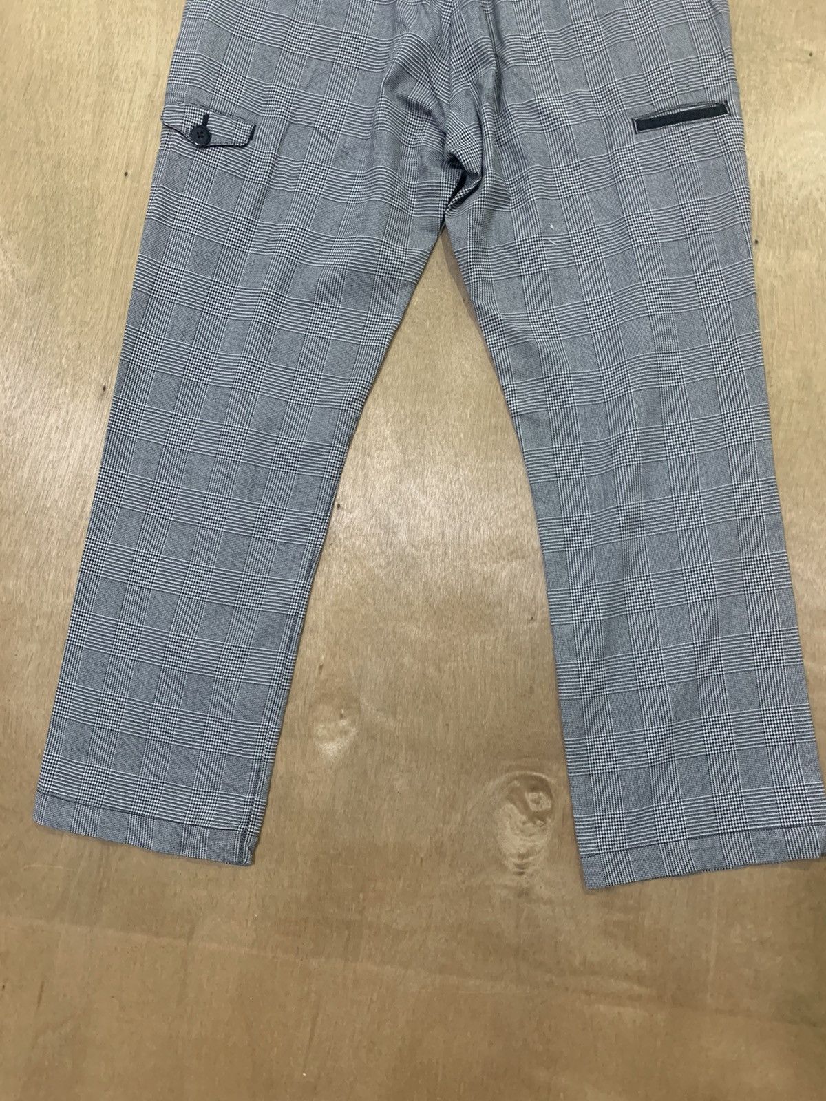 Japanese Brand × Seditionaries HIROMICHI NAKANO Vtg Plaid Luxury Casual Trouser Cargo Pant Size US 33 - 7 Thumbnail