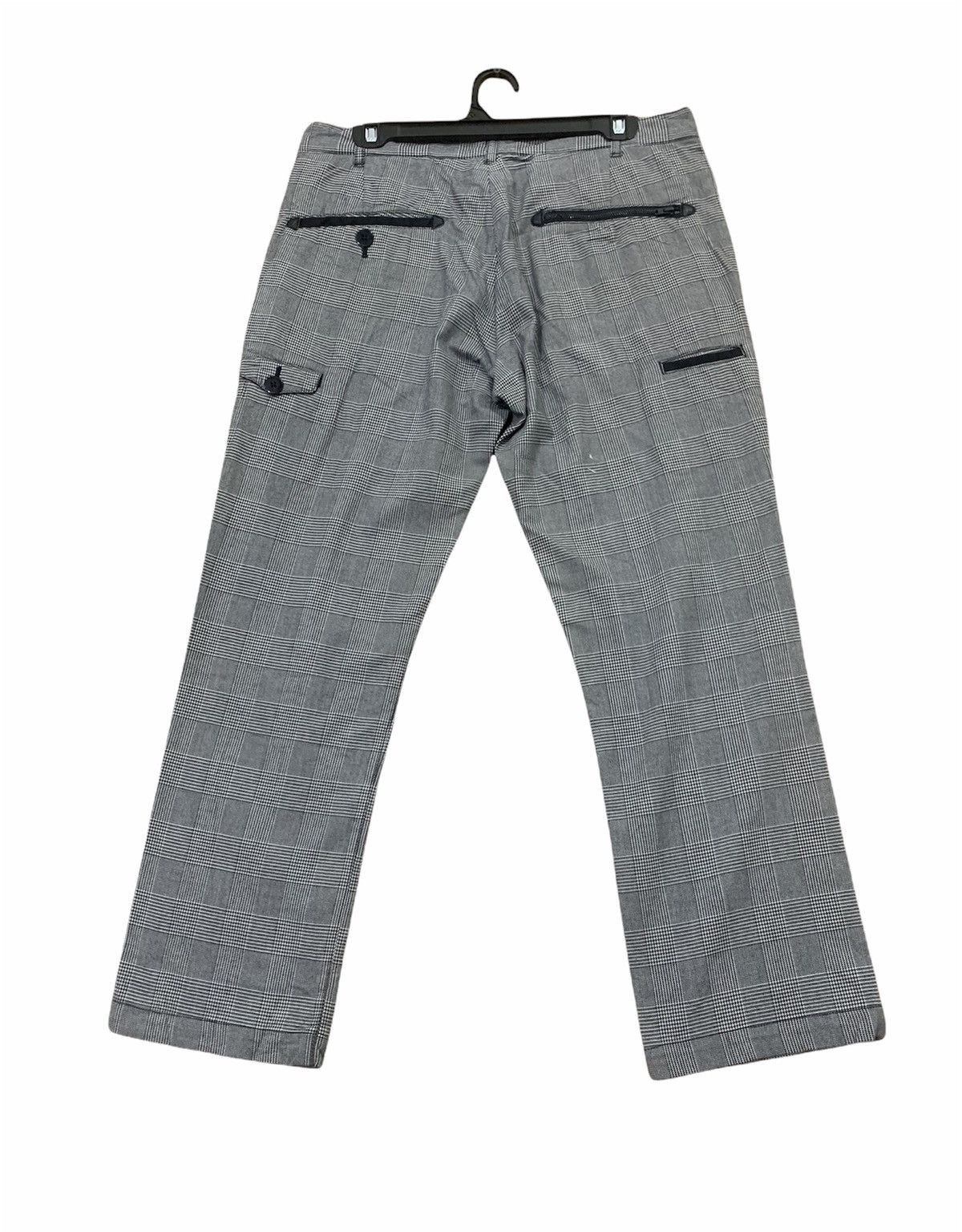 Japanese Brand × Seditionaries HIROMICHI NAKANO Vtg Plaid Luxury Casual Trouser Cargo Pant Size US 33 - 2 Thumbnail
