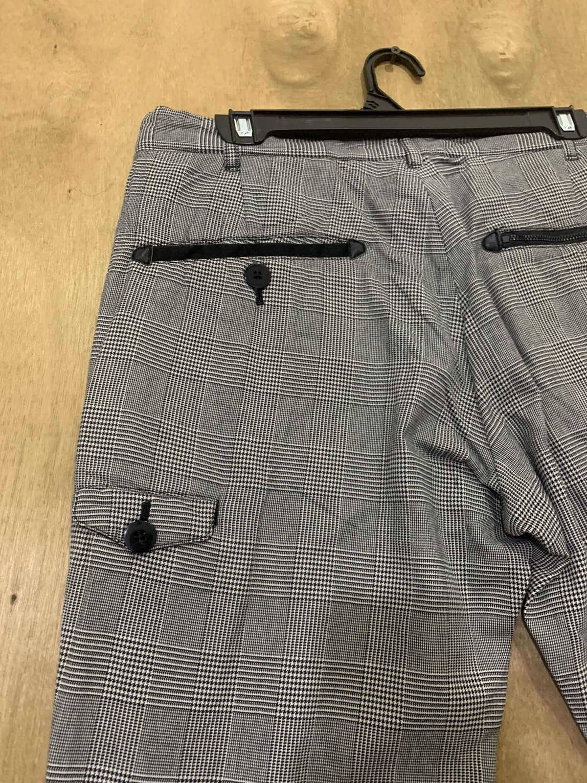 Japanese Brand × Seditionaries HIROMICHI NAKANO Vtg Plaid Luxury Casual Trouser Cargo Pant Size US 33 - 8 Thumbnail