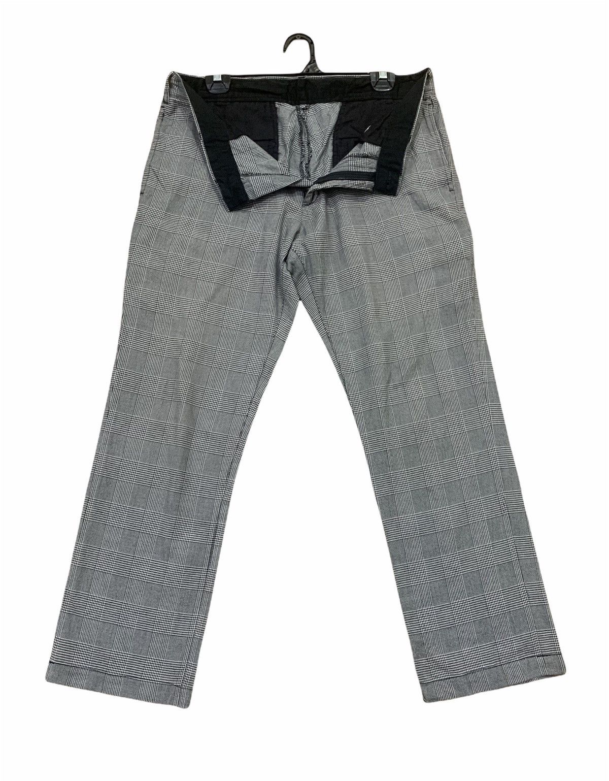 Japanese Brand × Seditionaries HIROMICHI NAKANO Vtg Plaid Luxury Casual Trouser Cargo Pant Size US 33 - 3 Thumbnail