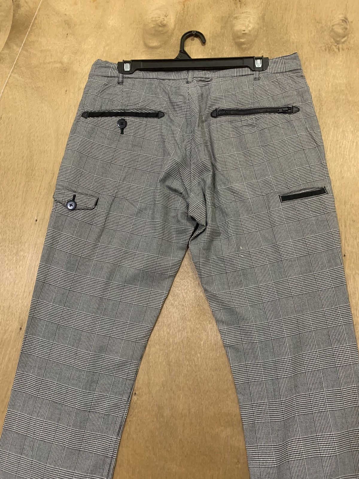 Japanese Brand × Seditionaries HIROMICHI NAKANO Vtg Plaid Luxury Casual Trouser Cargo Pant Size US 33 - 6 Thumbnail