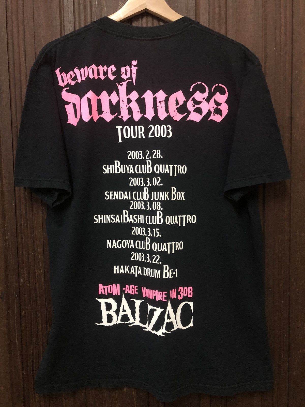 Band Tees × Japanese Brand × Vintage Vintage Balzac Beware Of Darkness Tour Punk Rock Band Shirt Size US L / EU 52-54 / 3 - 5 Thumbnail