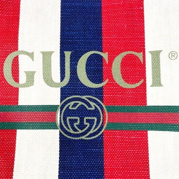Gucci GUCCI Sylvie Print Medium Drawstring Backpack Size ONE SIZE - 10 Thumbnail