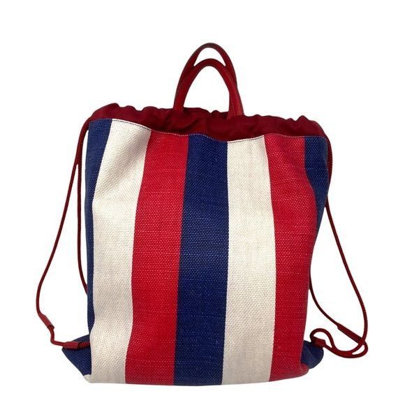 Gucci GUCCI Sylvie Print Medium Drawstring Backpack Size ONE SIZE - 4 Thumbnail