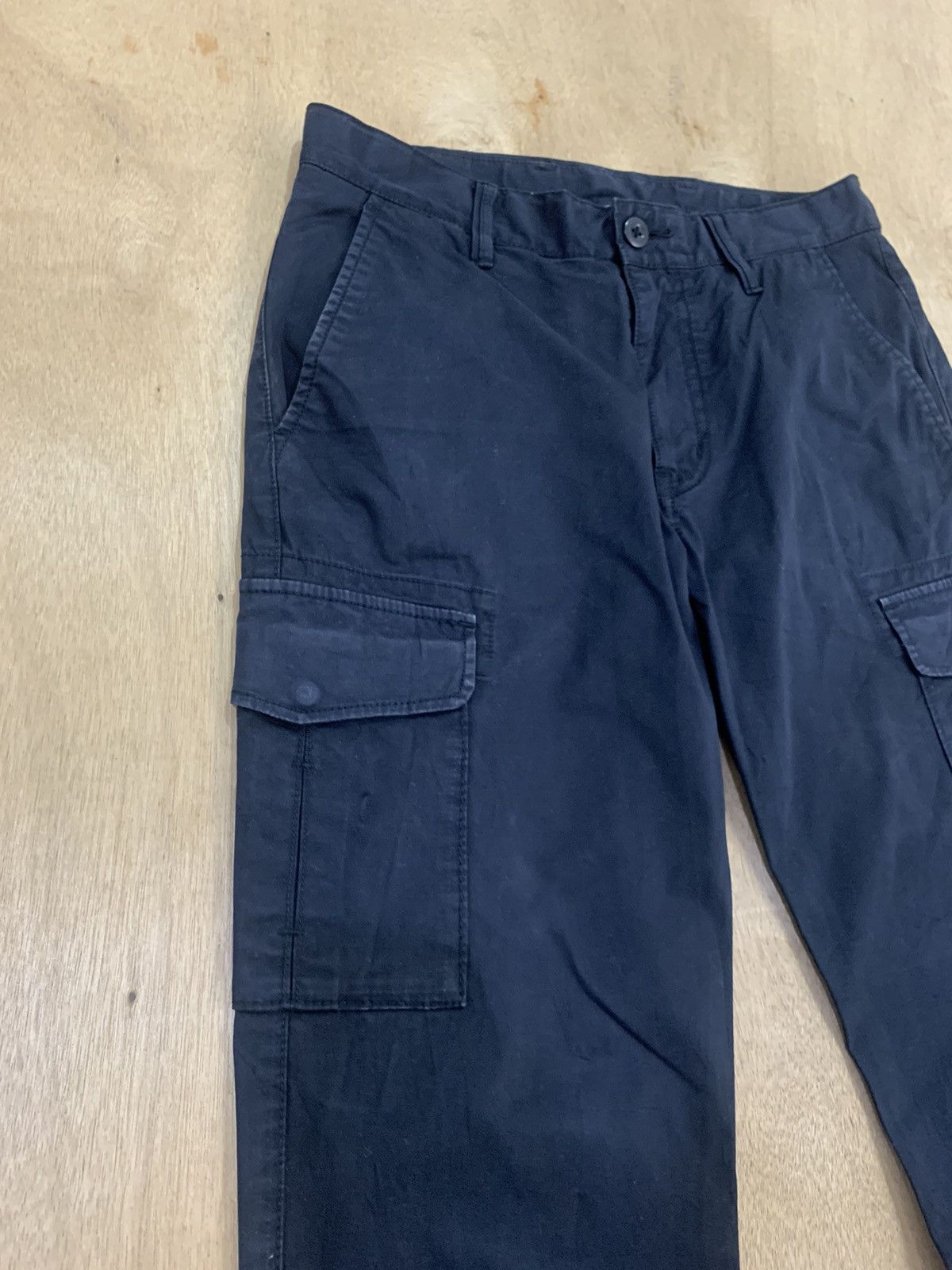 Japanese Brand × Uniqlo UNIQLO Multipocket Tactical Utility Black Casual Cargo Pant Size US 30 / EU 46 - 6 Thumbnail