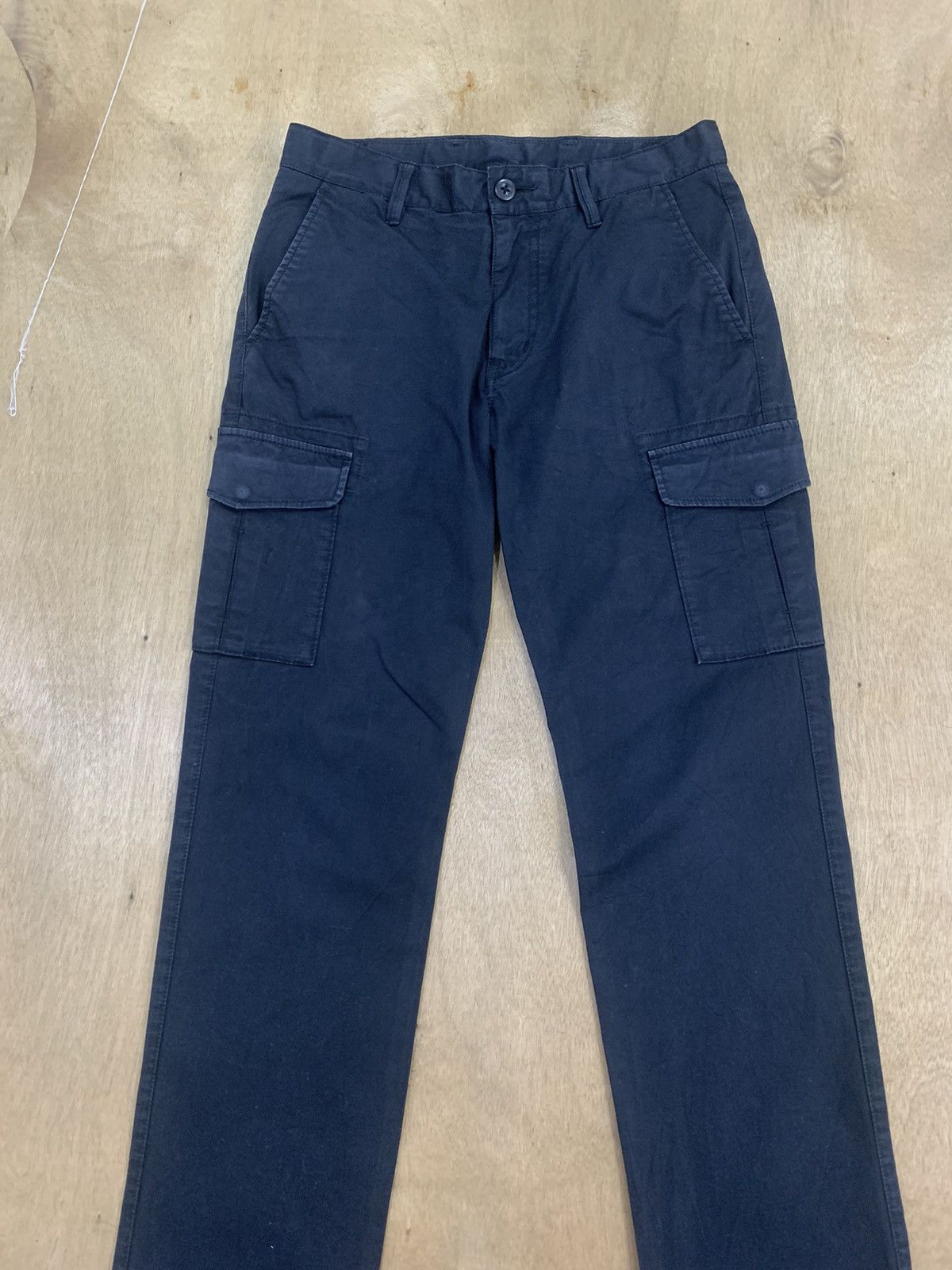 Japanese Brand × Uniqlo UNIQLO Multipocket Tactical Utility Black Casual Cargo Pant Size US 30 / EU 46 - 4 Thumbnail