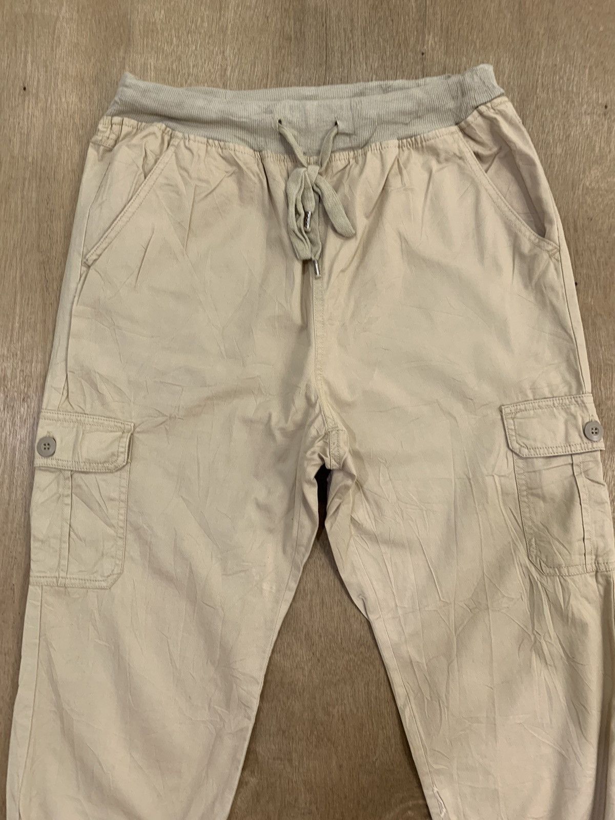 Japanese Brand COLZA Vtg Pullover Drawstring Multipocket Cargo Jogger Pant Size US 28 / EU 44 - 3 Thumbnail