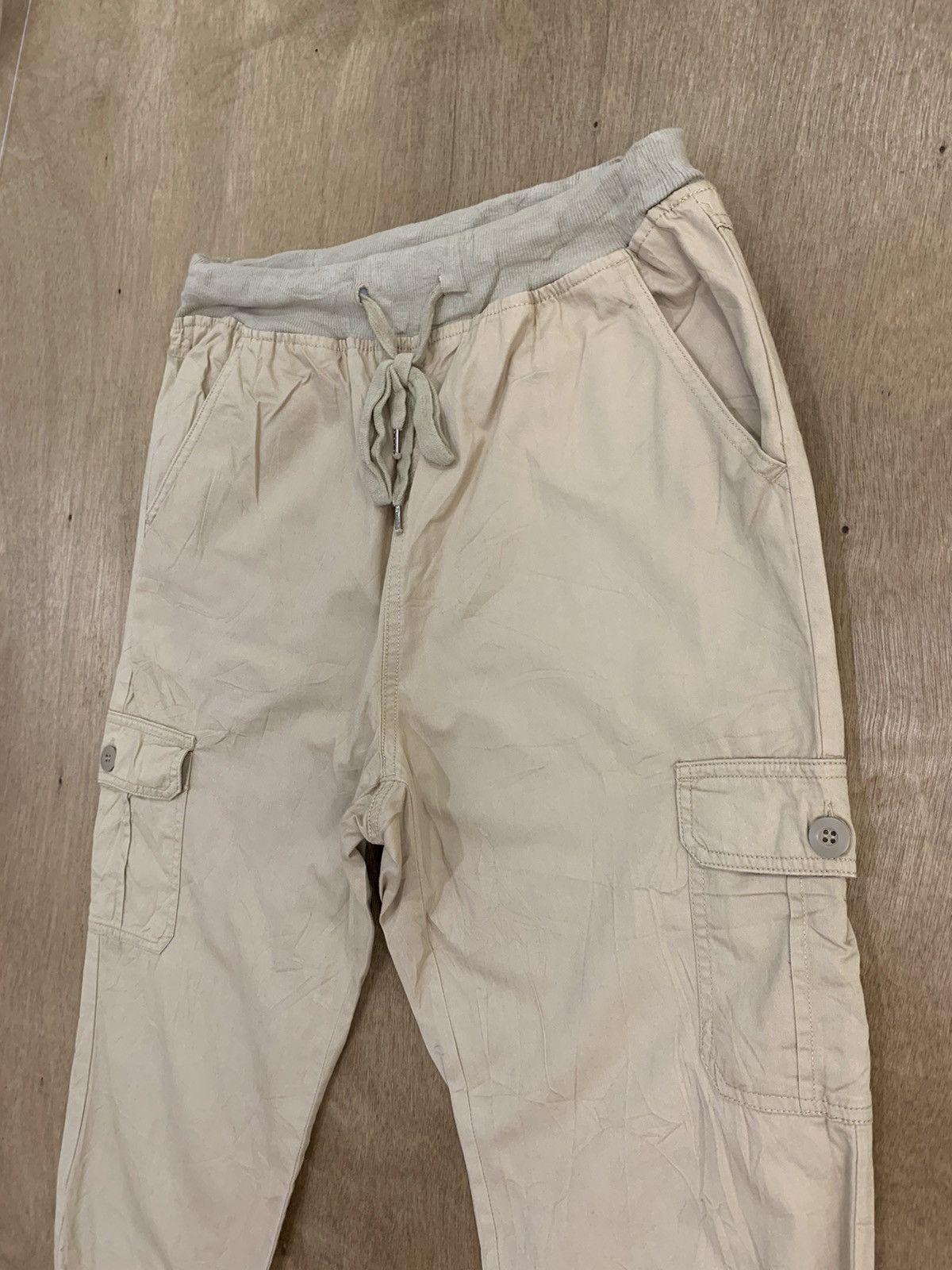 Japanese Brand COLZA Vtg Pullover Drawstring Multipocket Cargo Jogger Pant Size US 28 / EU 44 - 6 Thumbnail
