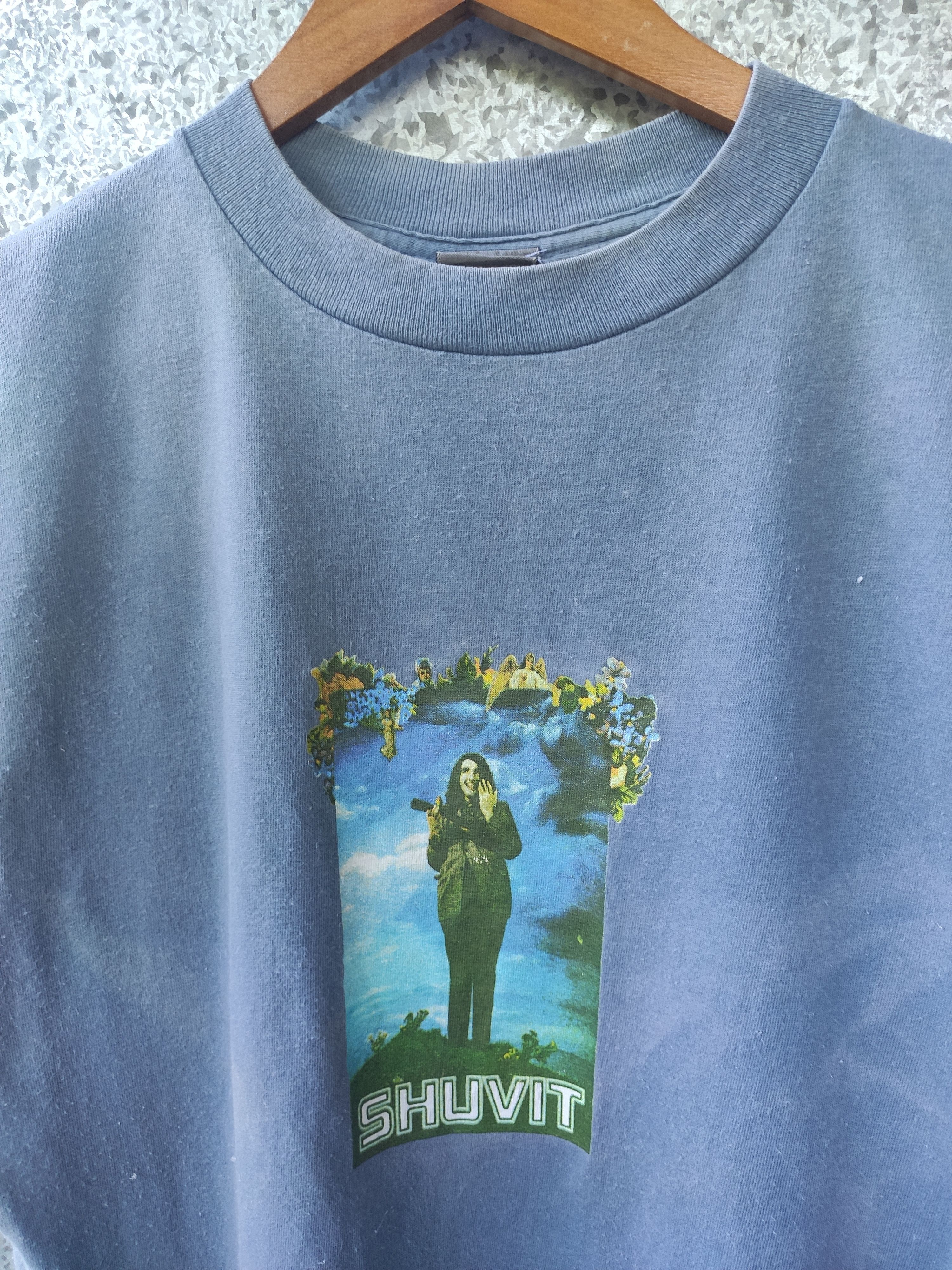 Santa Cruz Skateboards 🔥 Vintage 90s Vintage Shuvit t shirt sun faded colour Size US M / EU 48-50 / 2 - 3 Thumbnail