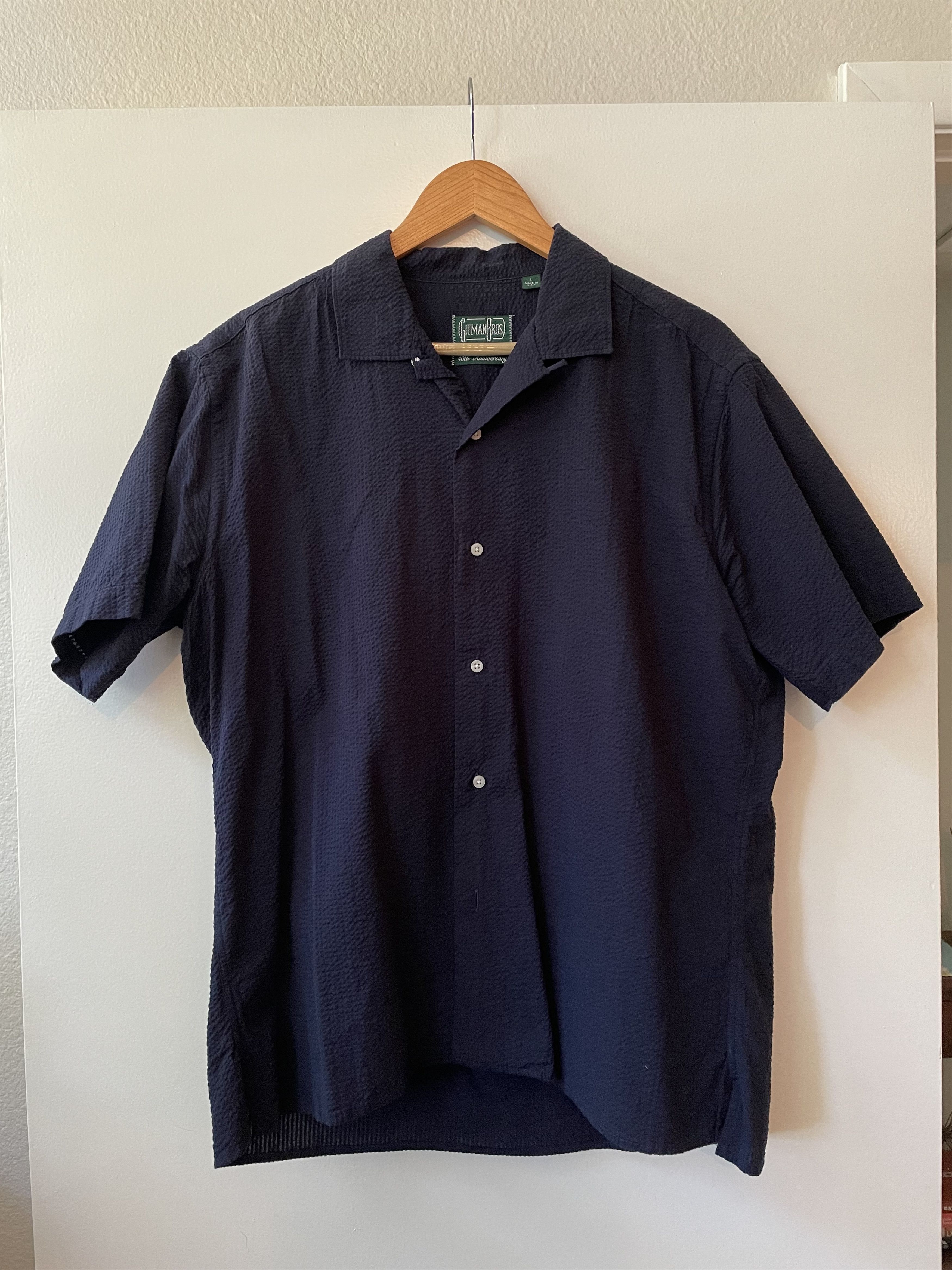 Gitman Vintage - Seersucker Camp Shirt