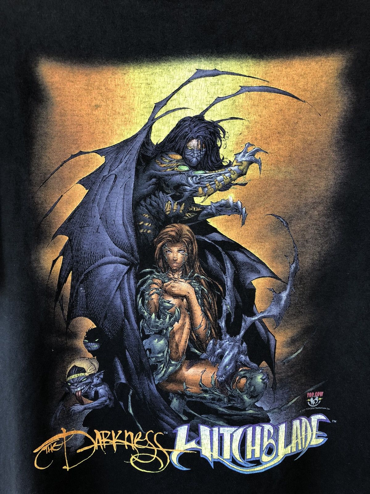 Fashion Victim × Vintage Vintage 90s The Darkness WITCHBLADE Fasion Victim Tee Size US L / EU 52-54 / 3 - 3 Thumbnail