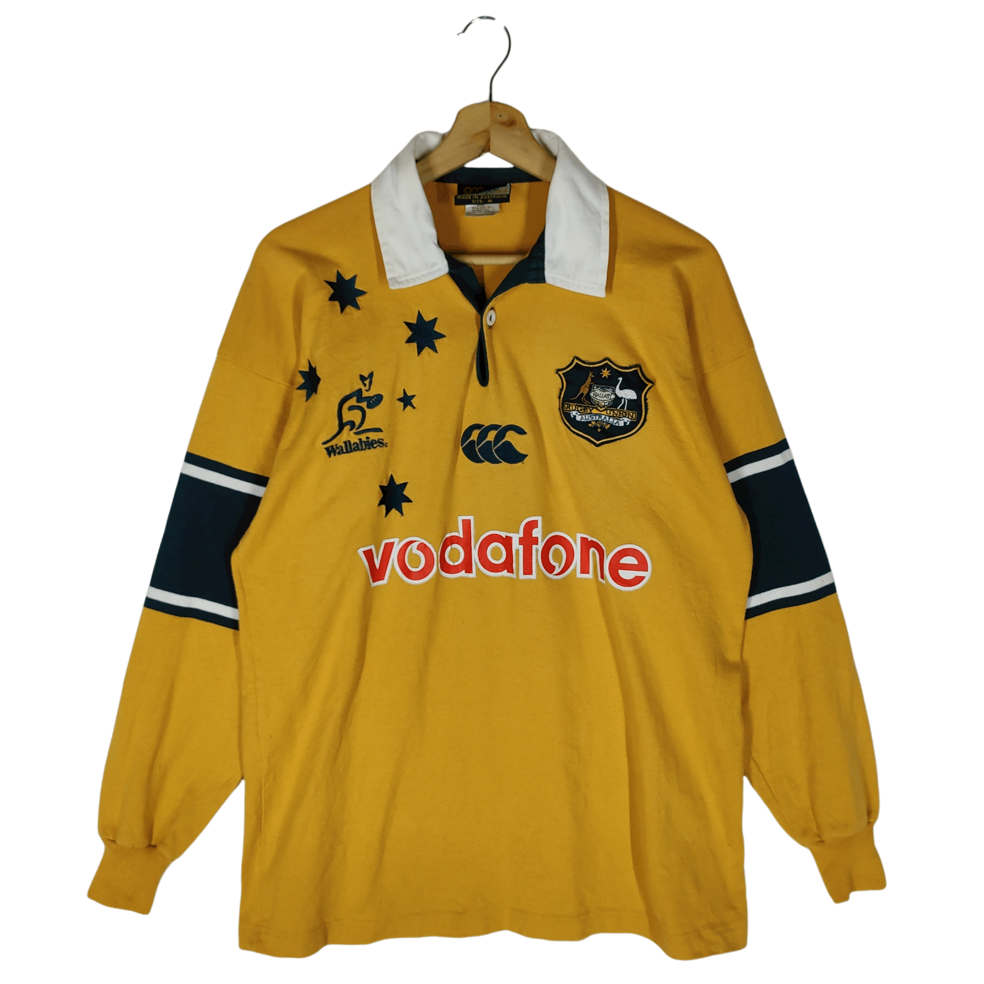 Jerseys Australia | Vintage 1990's All Gold Wallabies Jersey