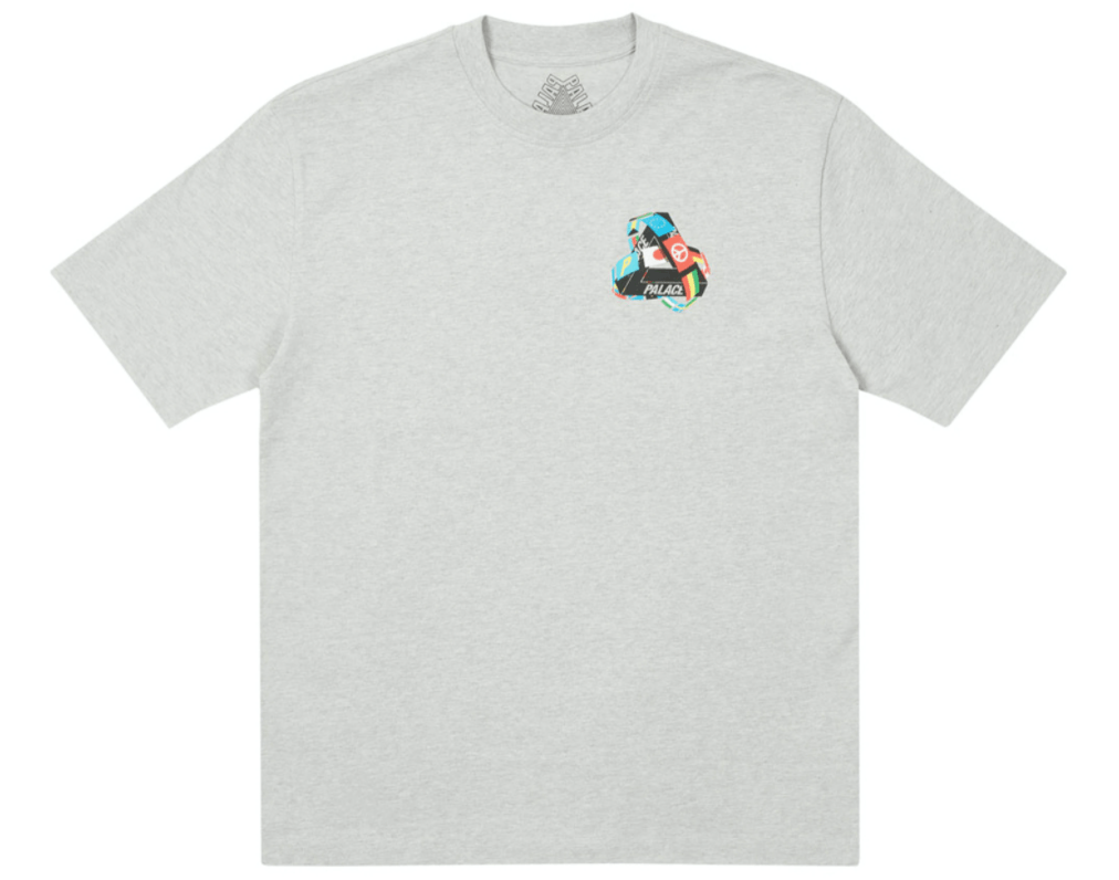 Palace Palace Skateboards Tri-Flag Ferg T-Shirt Tee Grey Marl XL Size US XL / EU 56 / 4 - 6 Thumbnail