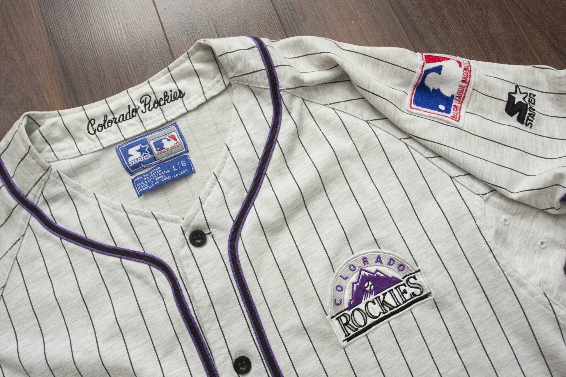 Vintage Colorado Rockies Starter Baseball Jersey – ROMAN