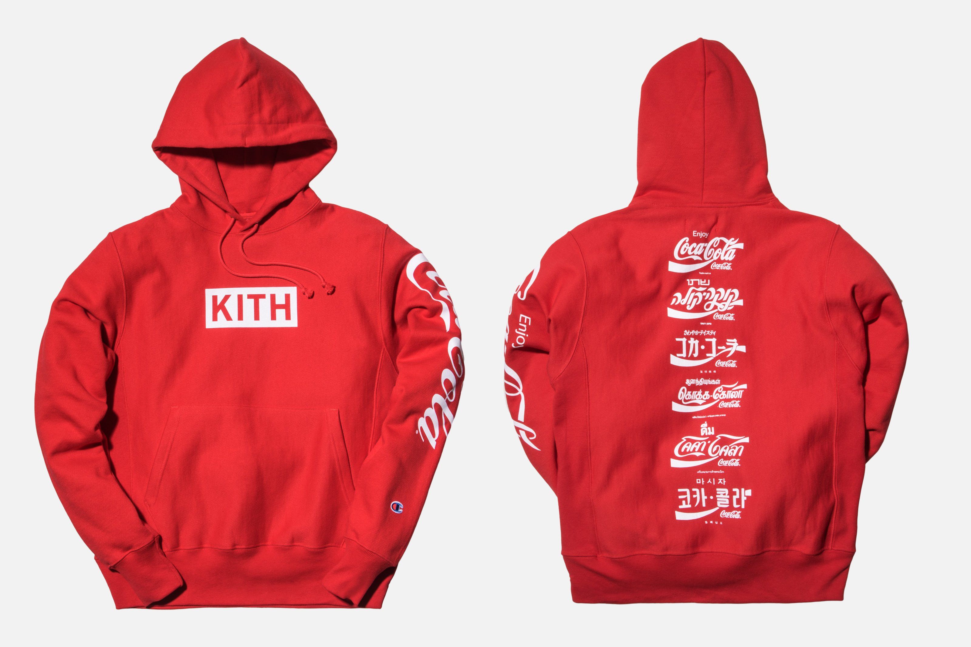 Kith coca cola hoodie sale