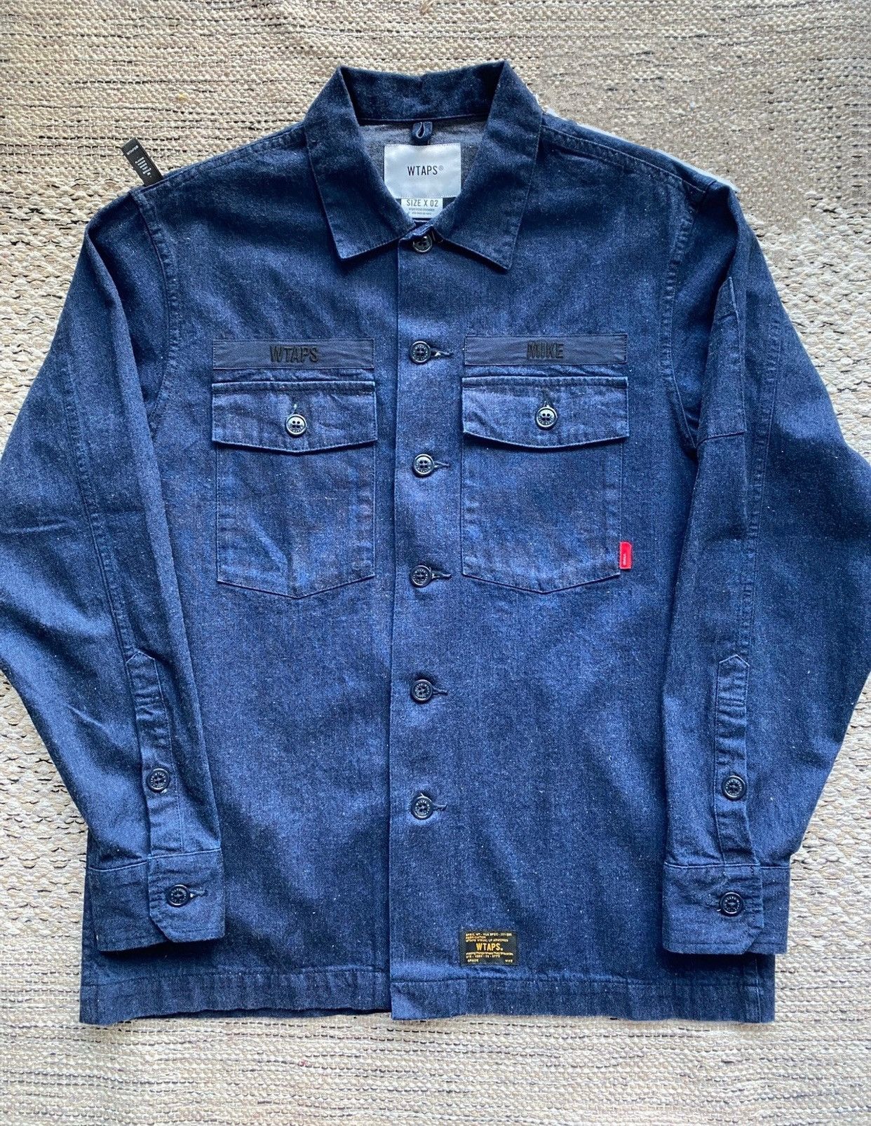 Wtaps Wtaps BUDS LS shirt denim navy M | Grailed