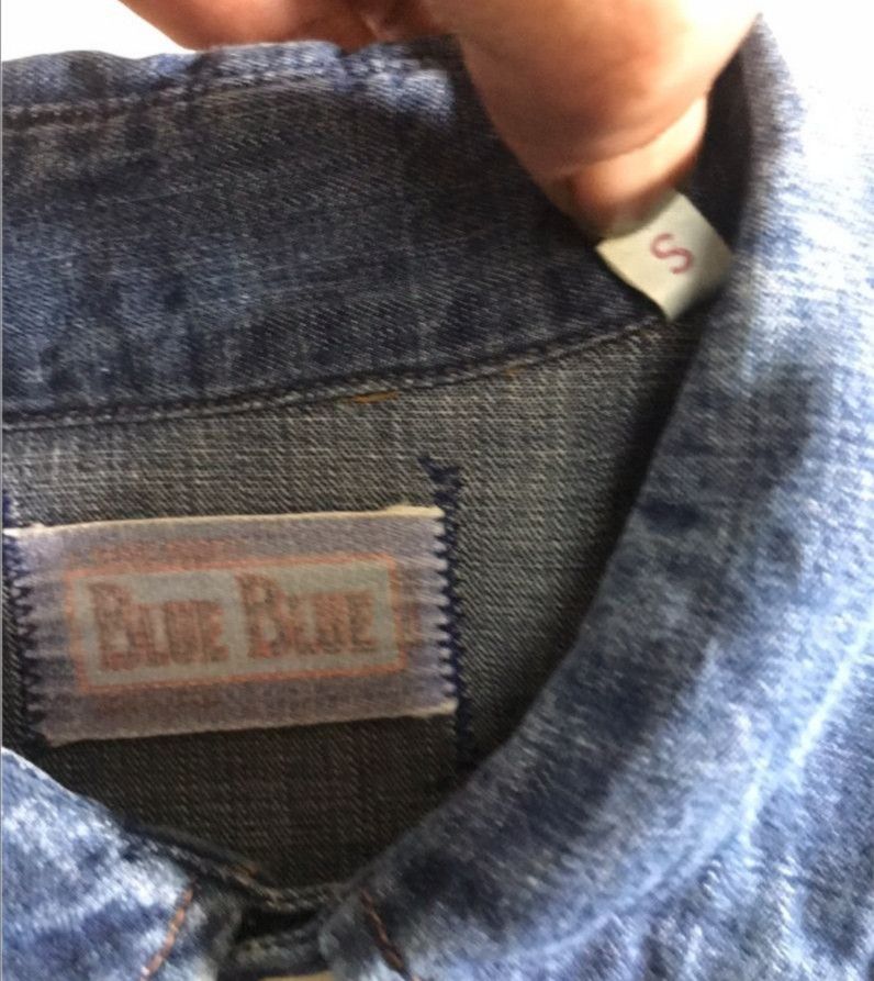 Blue Blue Japan × If Six Was Nine × Japanese Brand BLUE BLUE JAPAN, SNAP BUTTON DENIM WESTERN SELVEDGE SHIRT. Size US S / EU 44-46 / 1 - 14 Thumbnail