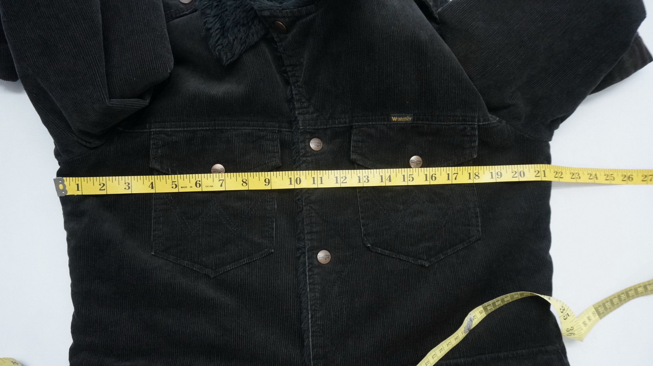 Vintage Vtg WRANGLER Wrange Coat Corduroy Faux Fur lined Jacket Size US S / EU 44-46 / 1 - 11 Thumbnail