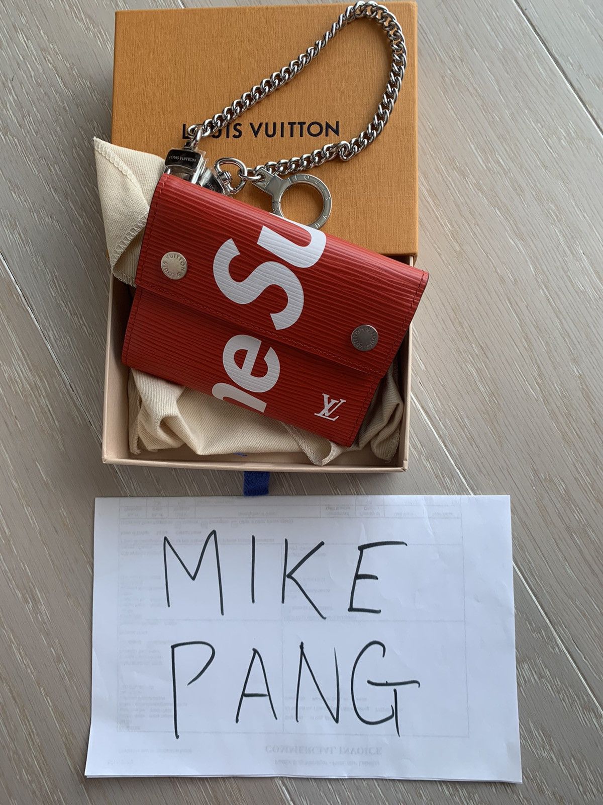 Fake supreme chain wallet sale