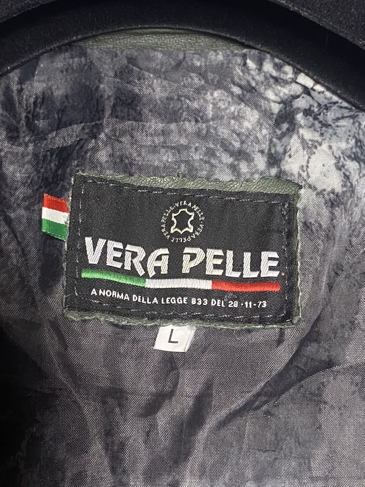 Vera Pelle Vera pelle biker leather jacket italy Size US L / EU 52-54 / 3 - 5 Thumbnail