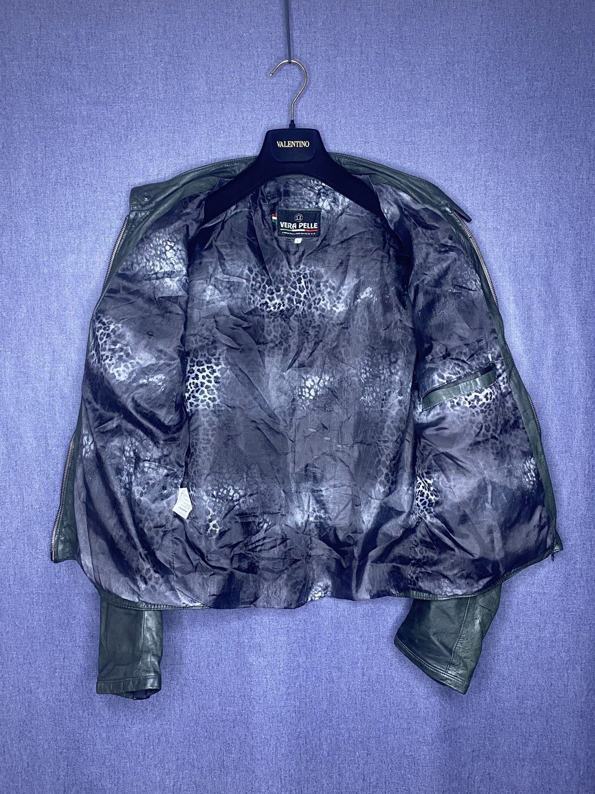 Vera Pelle Vera pelle biker leather jacket italy Size US L / EU 52-54 / 3 - 2 Thumbnail