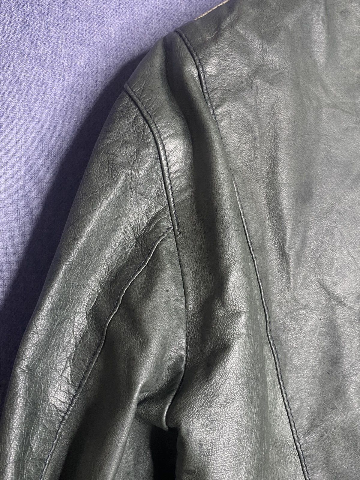 Vera Pelle Vera pelle biker leather jacket italy Size US L / EU 52-54 / 3 - 8 Thumbnail