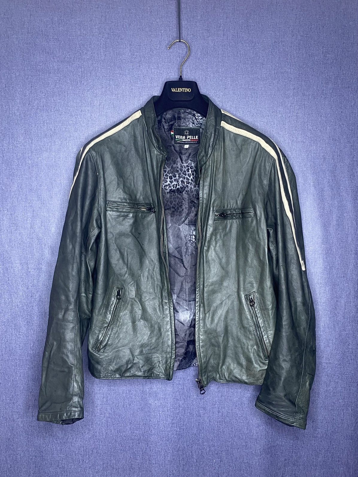 Vera Pelle Vera Pelle Genuine Leather Jacket Made in Italy
