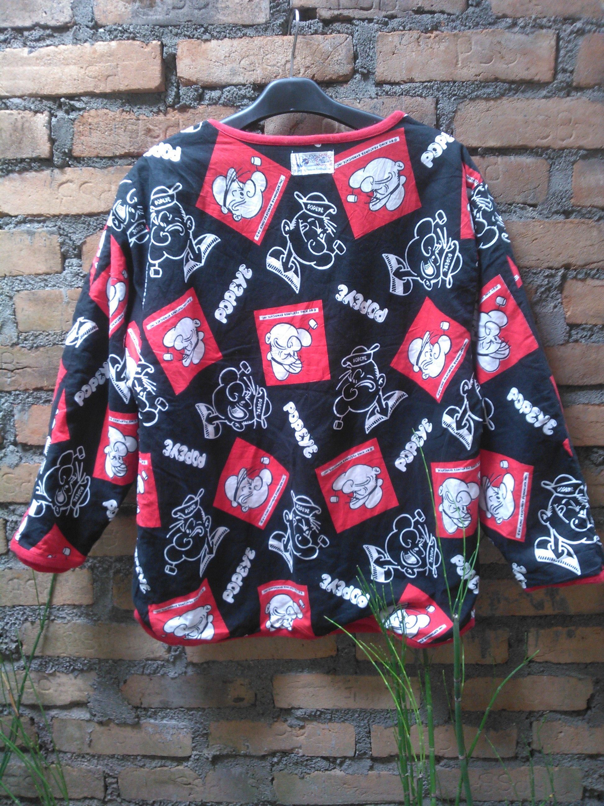 Vintage Vintage Popeye Reversible Sweatshiirts Size US L / EU 52-54 / 3 - 2 Thumbnail