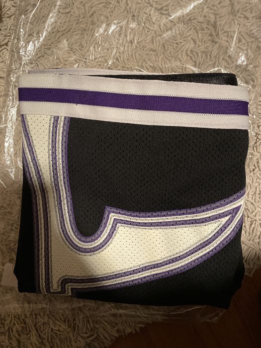 Warren Lotas LA Lakers Reaper Purple Camo Mesh Shorts Size M New