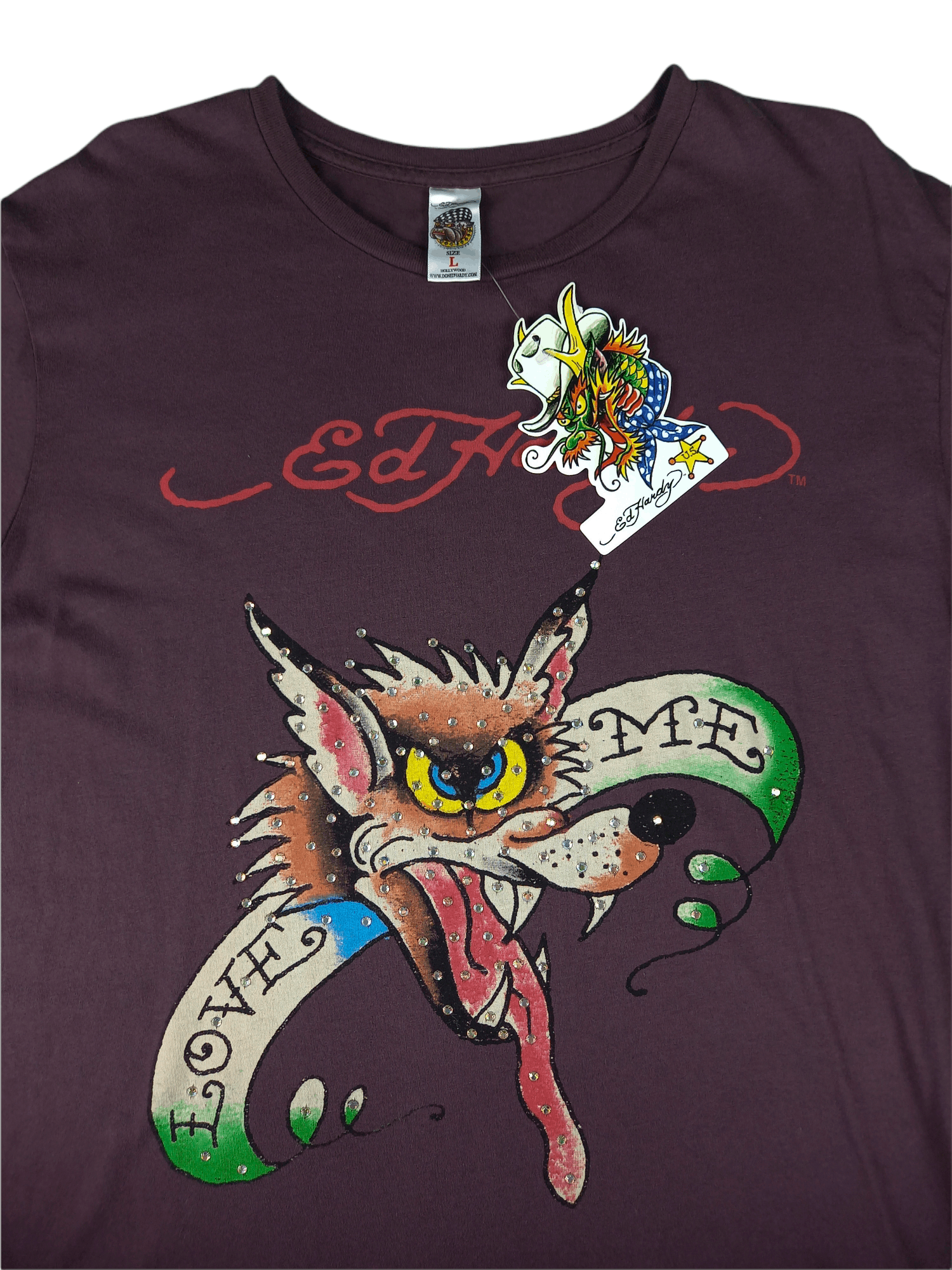 Christian Audigier Ed Hardy T shirt Tees Drip Size US L / EU 52-54 / 3 - 3 Thumbnail