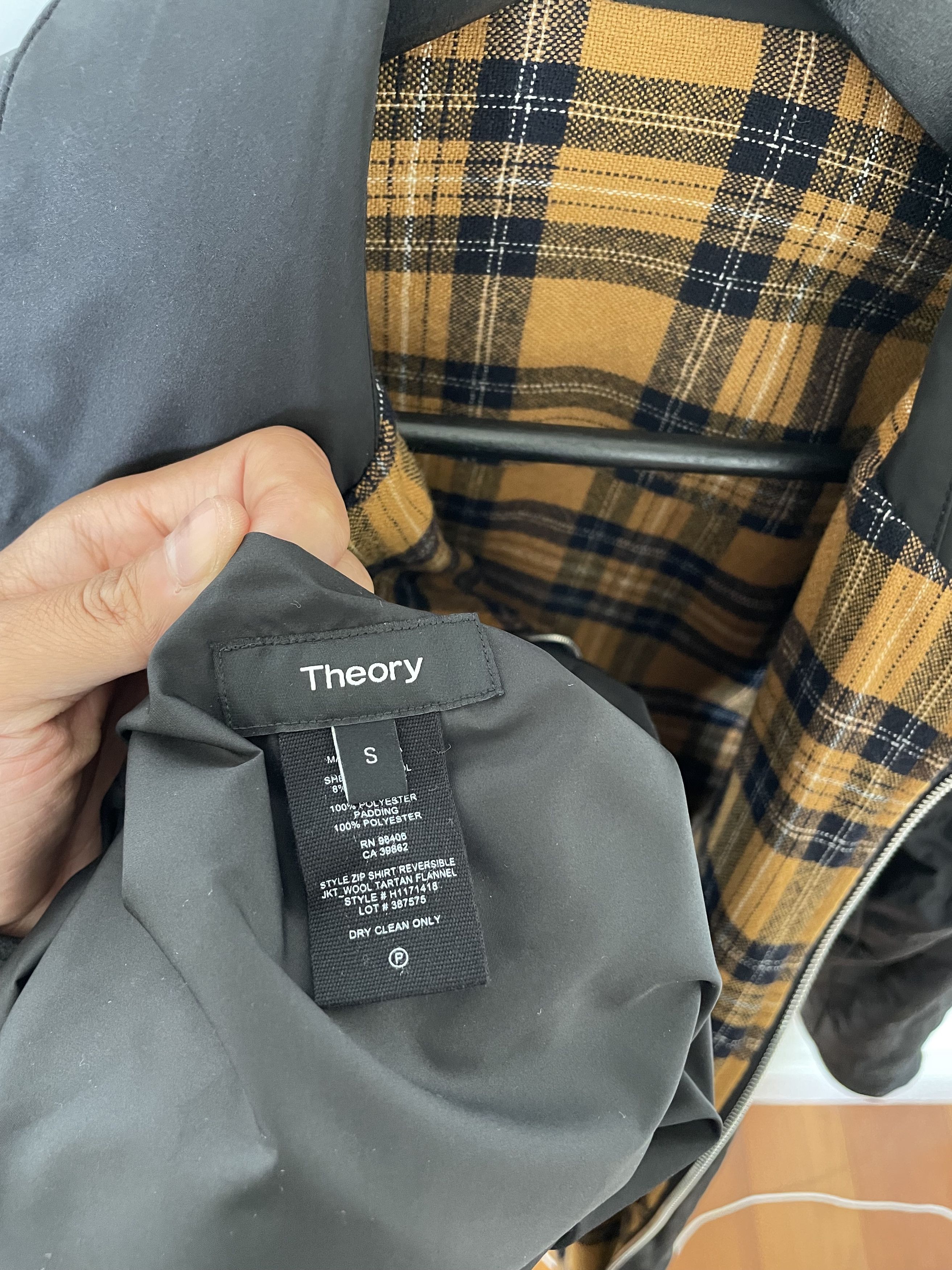 Theory Reversible Zip Shirt Jacket Size US S / EU 44-46 / 1 - 7 Thumbnail