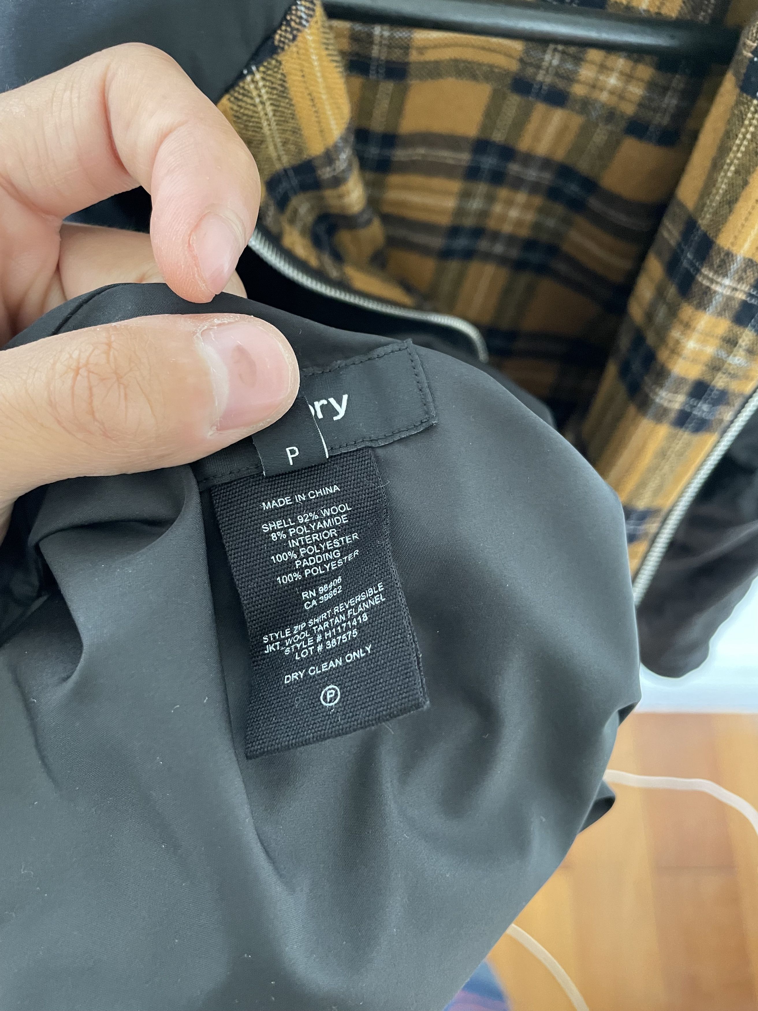Theory Reversible Zip Shirt Jacket Size US S / EU 44-46 / 1 - 6 Thumbnail