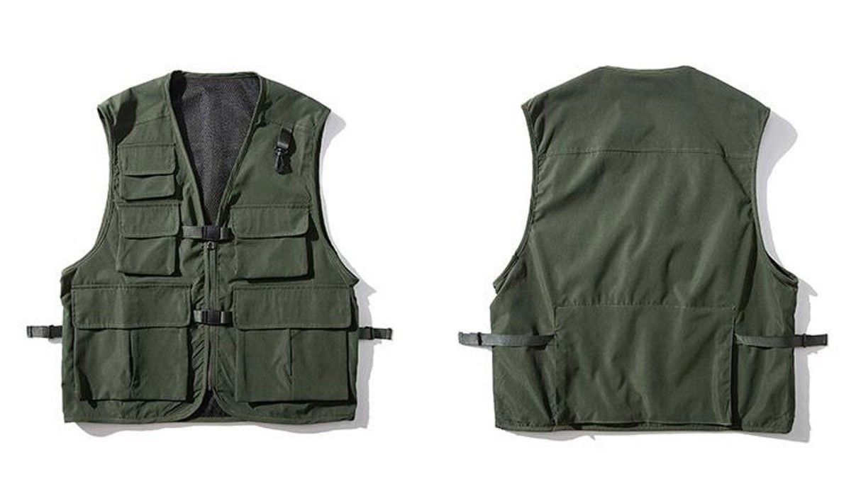 Japanese Brand New Collection Cool Hype Pocket Tactical Vest Unisex Size US S / EU 44-46 / 1 - 2 Thumbnail