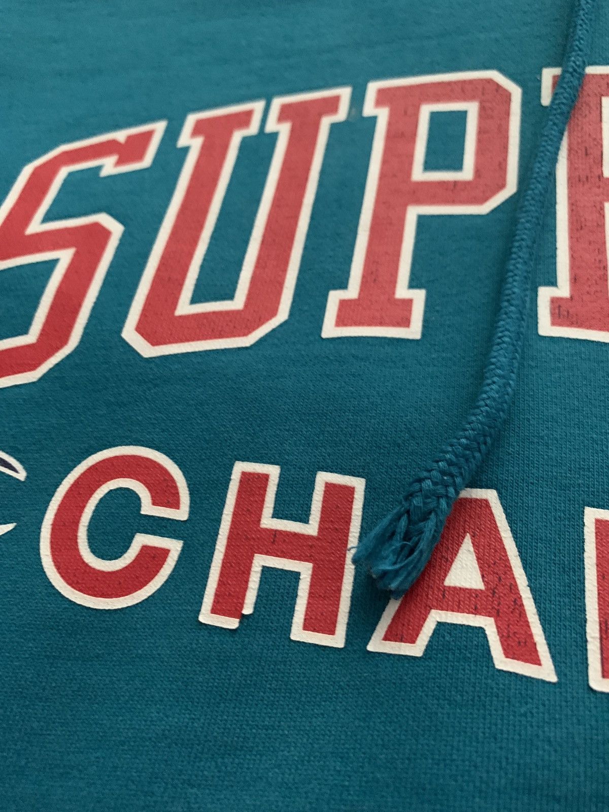 Champion × Supreme Supreme x Champion SS17 Hoodie Teal Size US S / EU 44-46 / 1 - 6 Thumbnail