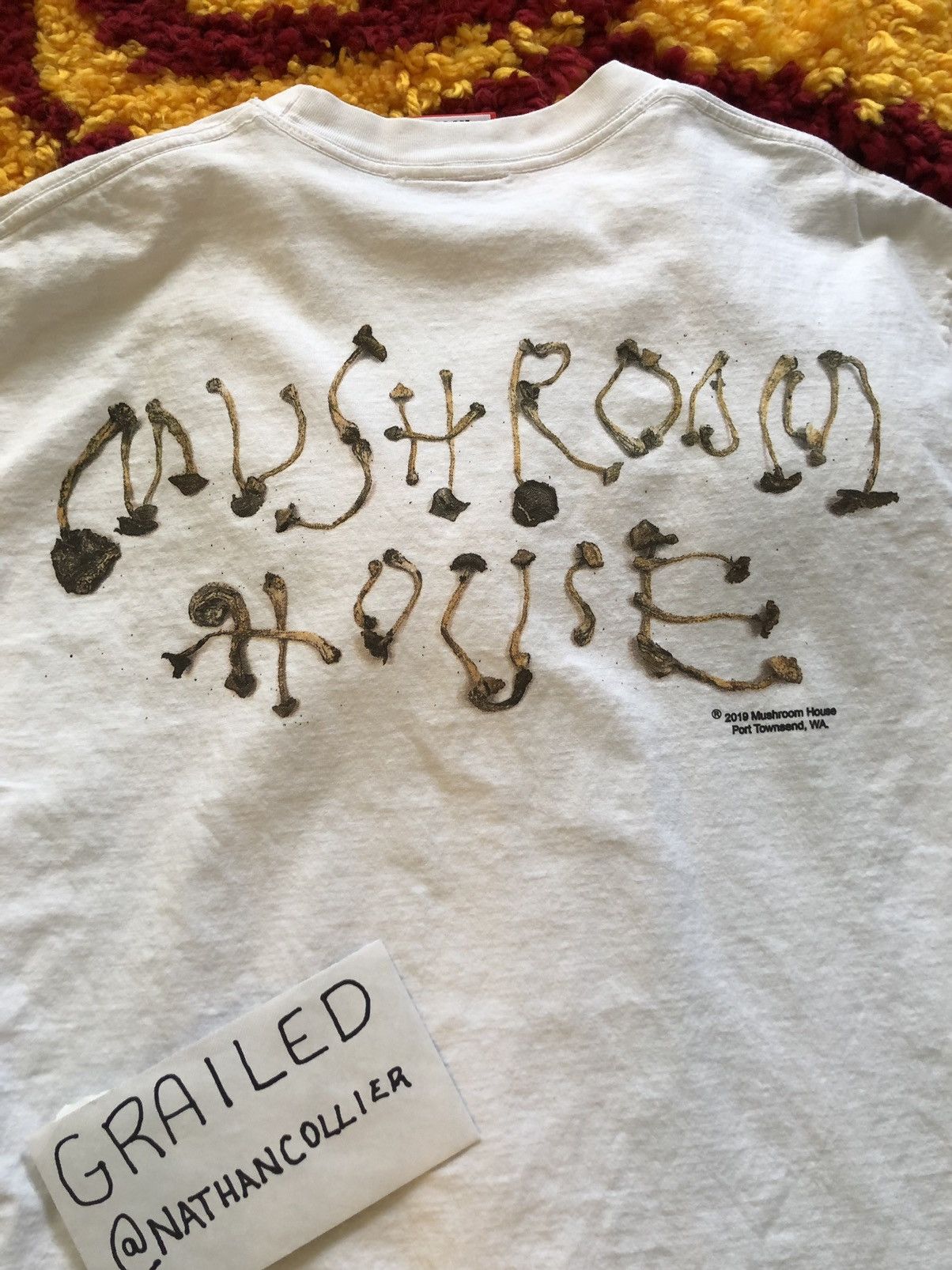 Online Ceramics Online Ceramics Mushroom House Mush Love T Shirt L Size US L / EU 52-54 / 3 - 3 Thumbnail