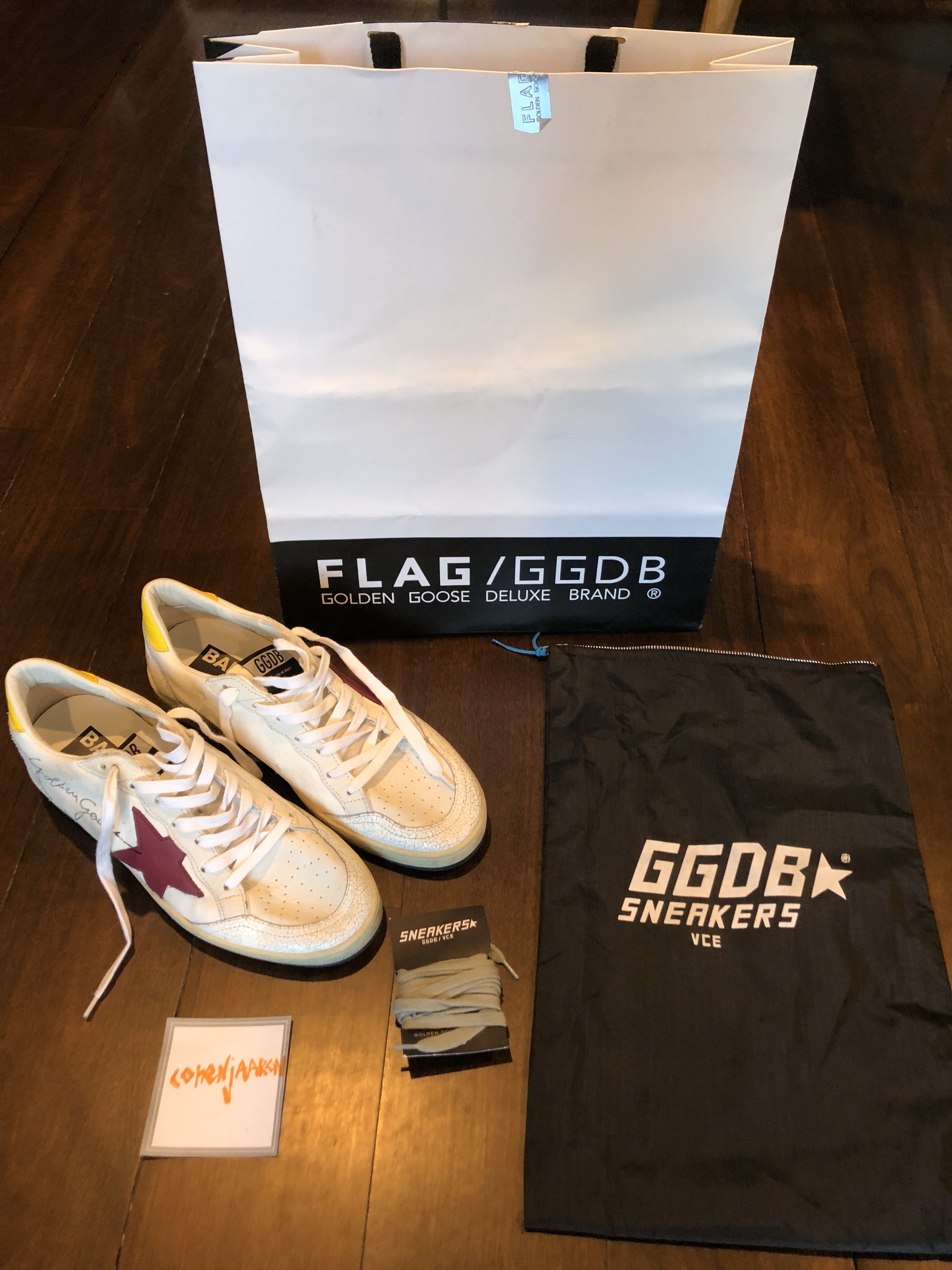 Golden Goose Golden Goose ball star sneakers in leather | Grailed
