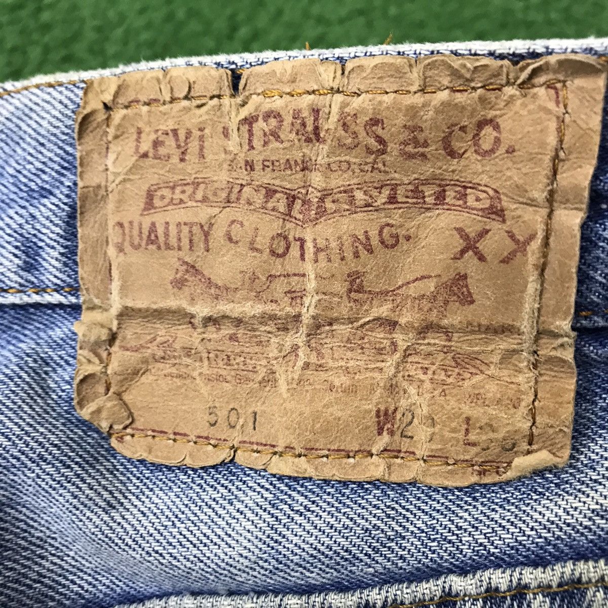 Levi's Vintage 80s Levis 501 Distressed Jeans Size US 28 / EU 44 - 17 Thumbnail