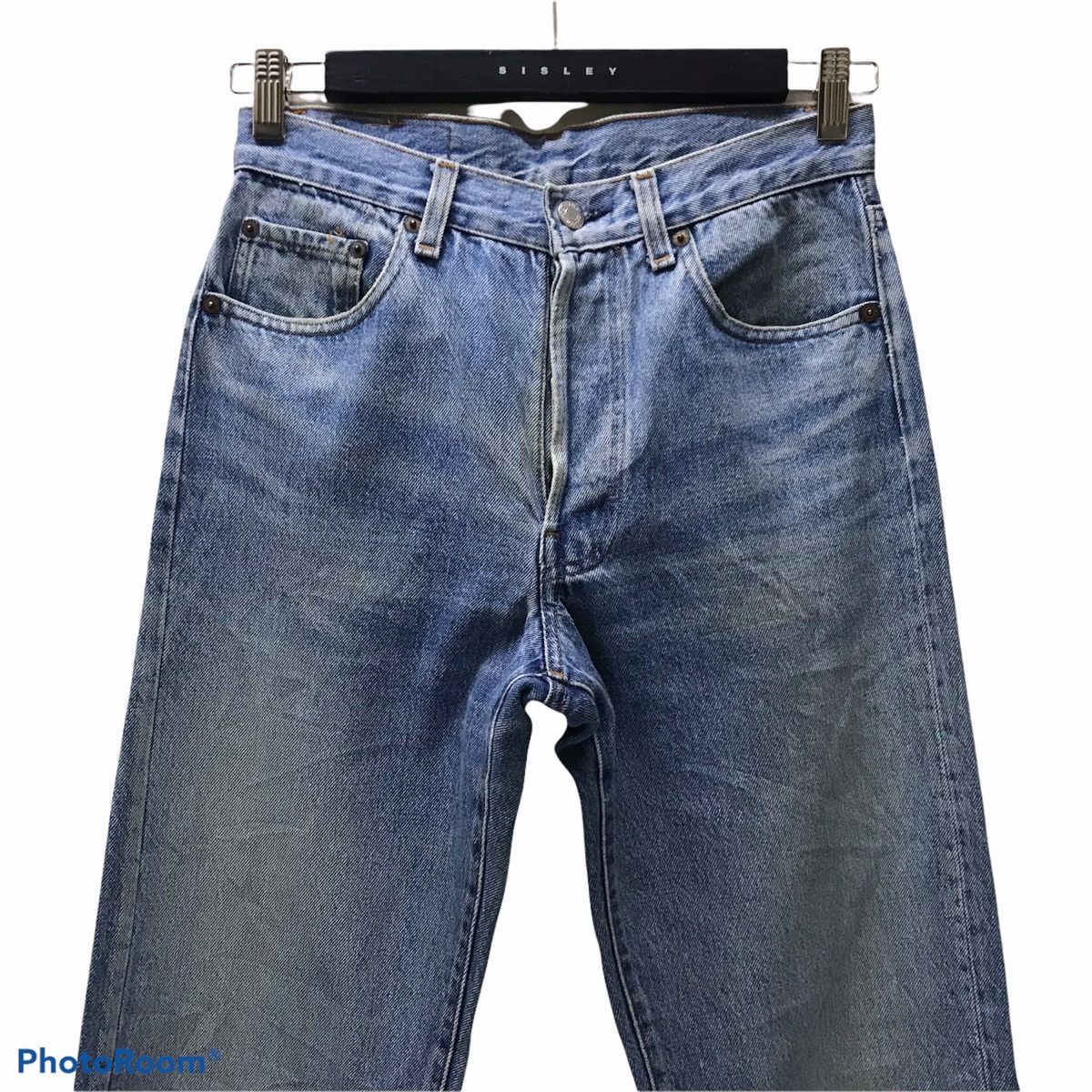 Levi's Vintage 80s Levis 501 Distressed Jeans Size US 28 / EU 44 - 3 Thumbnail