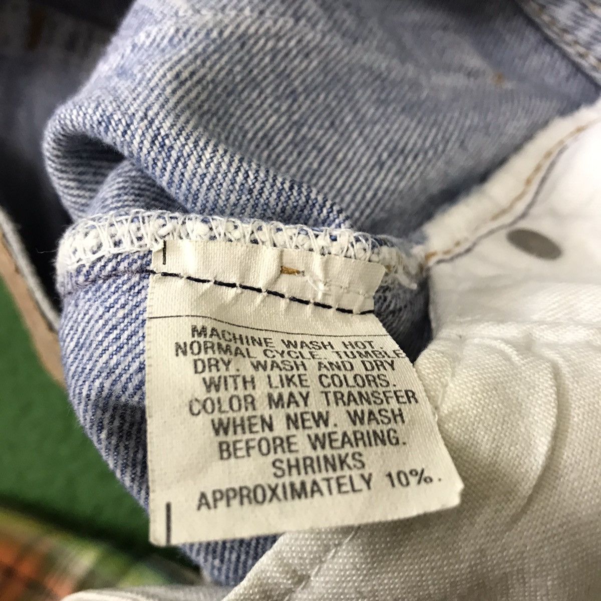 Levi's Vintage 80s Levis 501 Distressed Jeans Size US 28 / EU 44 - 20 Thumbnail