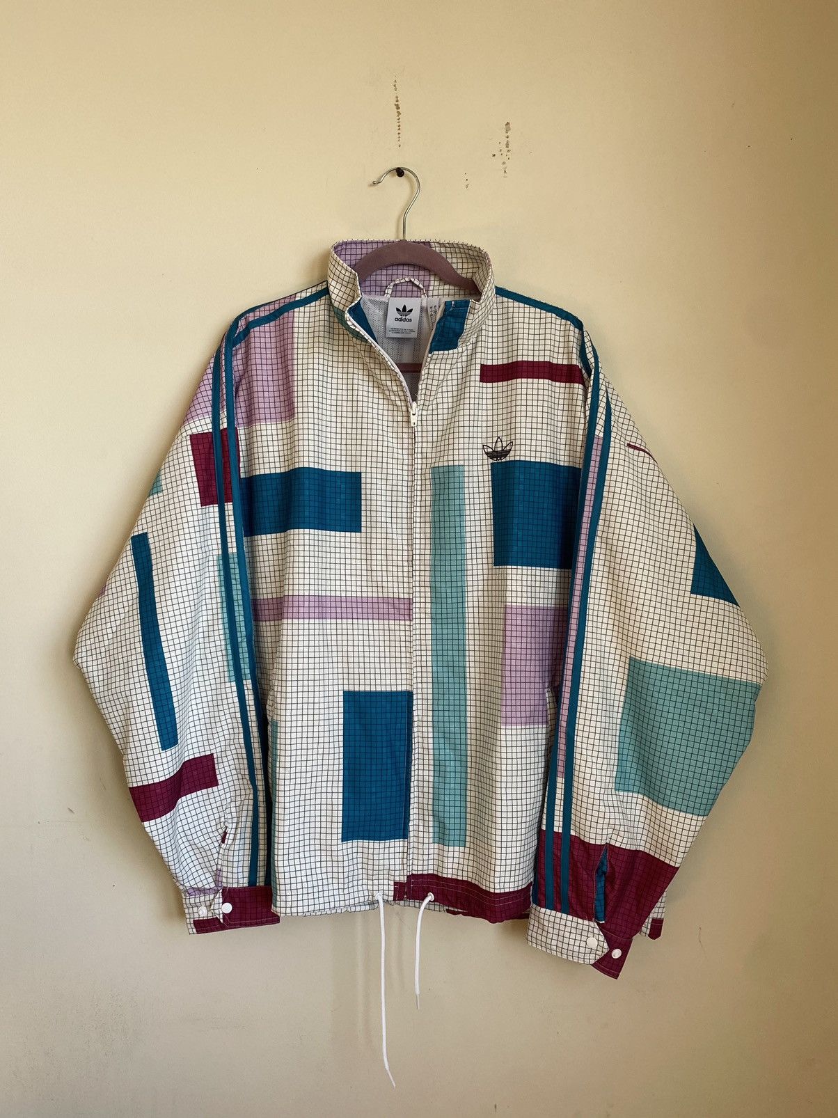 Adidas × Vintage Rare Adidas zip up Jacket Size US L / EU 52-54 / 3 - 9 Thumbnail