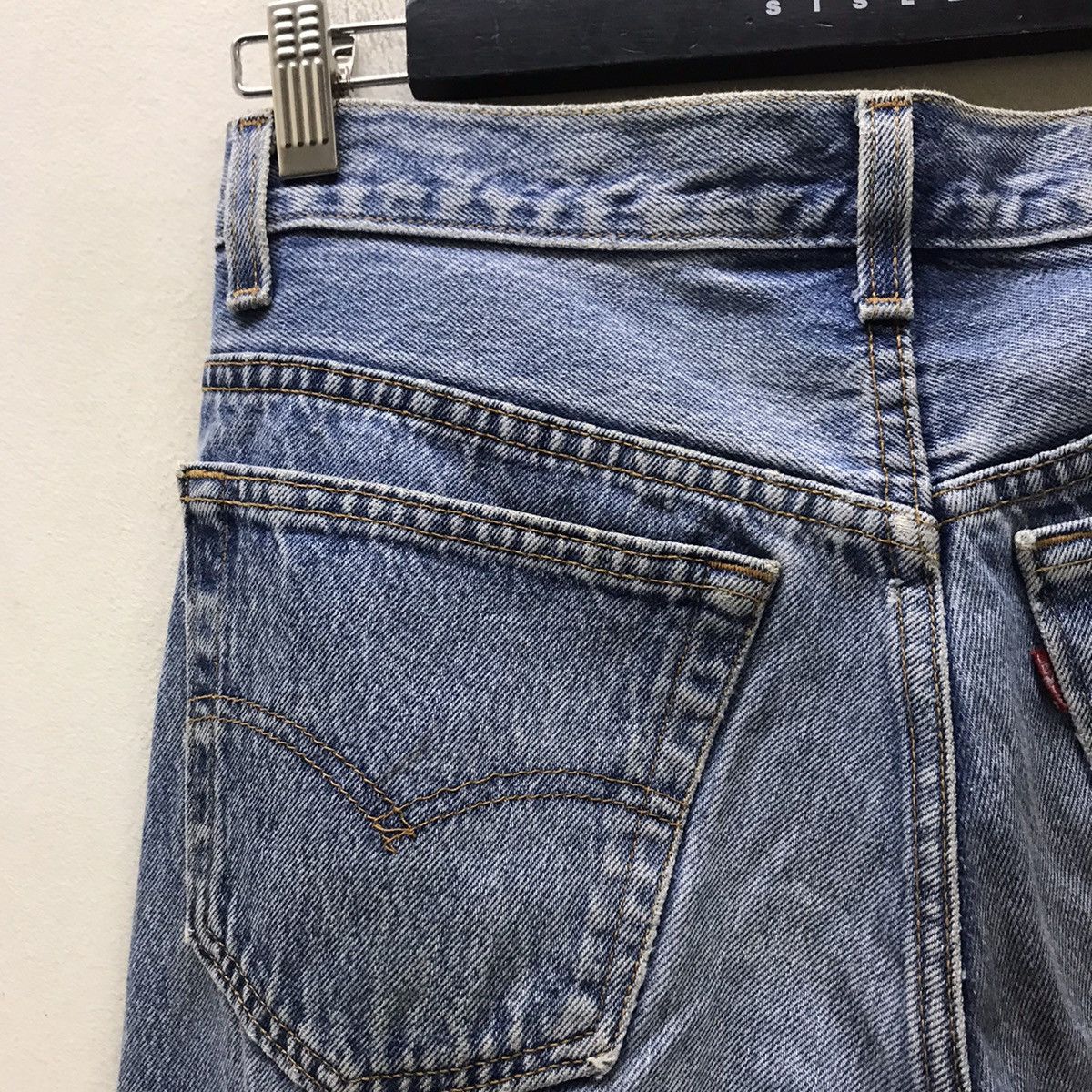 Levi's Vintage 90s Levis 501 Distressed Light wash Made in USA Size US 30 / EU 46 - 12 Thumbnail