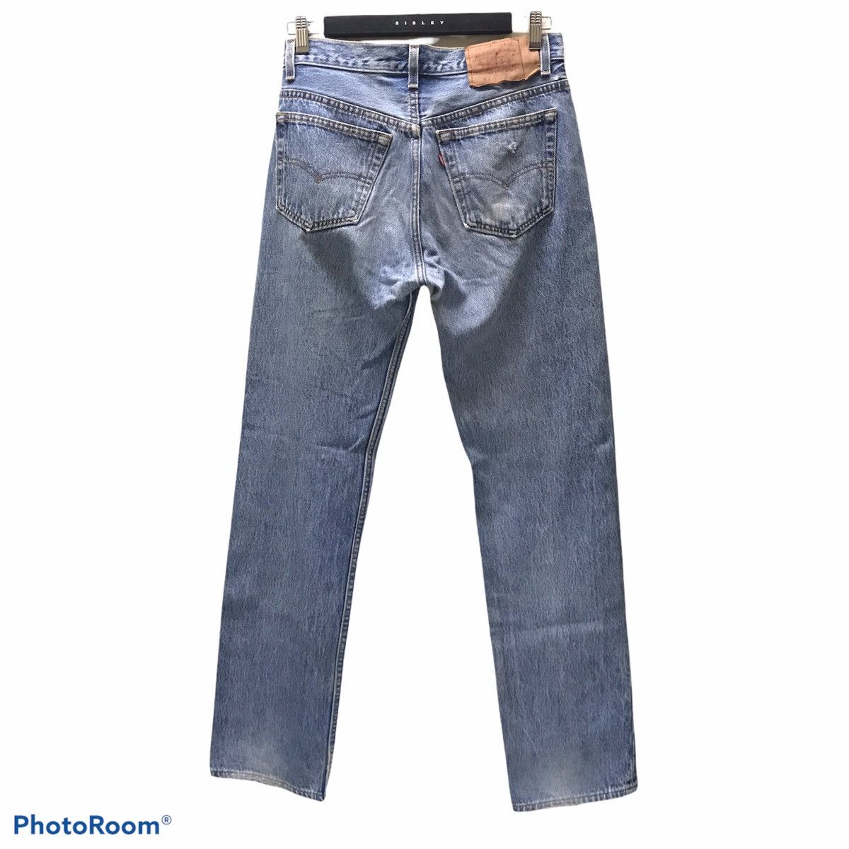 Levi's Vintage 90s Levis 501 Distressed Light wash Made in USA Size US 30 / EU 46 - 2 Thumbnail