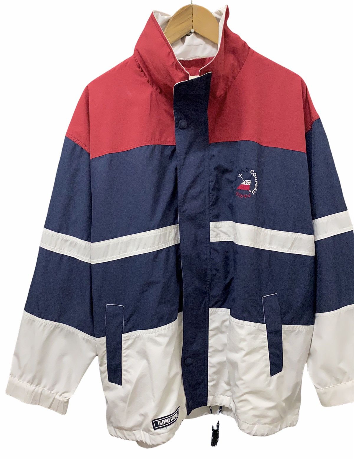 Valentino 🇫🇷 Valentino Coupeau Paris Color Block Light Jacket Size US XL / EU 56 / 4 - 4 Thumbnail