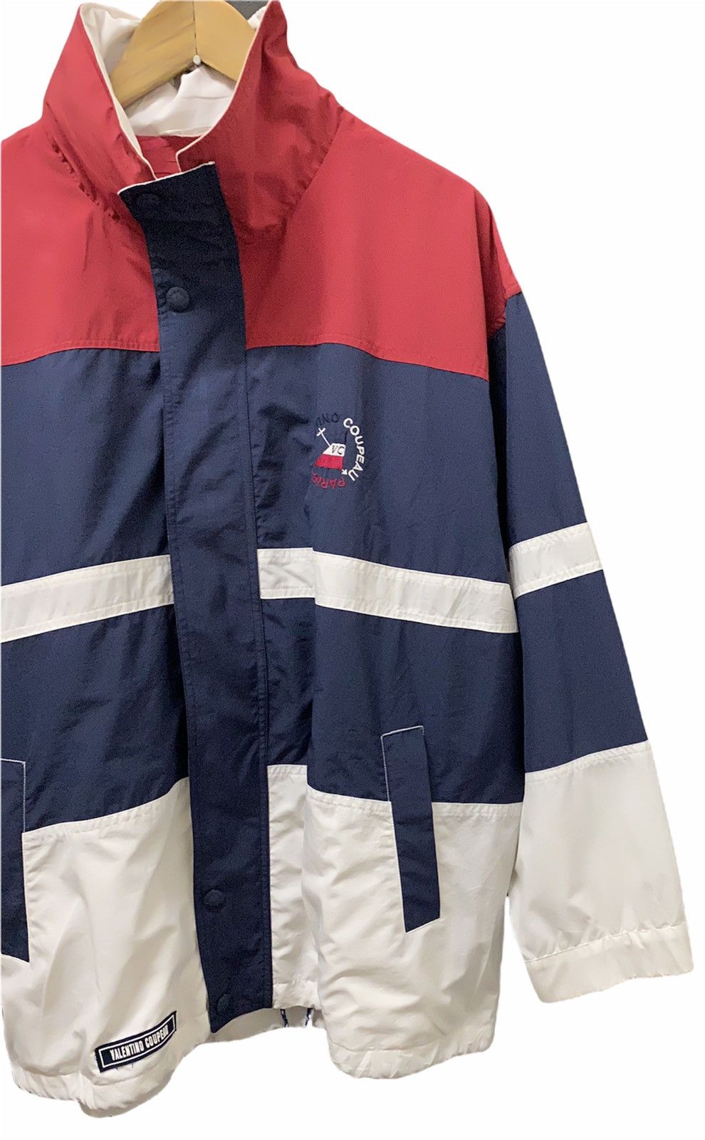 Valentino 🇫🇷 Valentino Coupeau Paris Color Block Light Jacket Size US XL / EU 56 / 4 - 5 Thumbnail