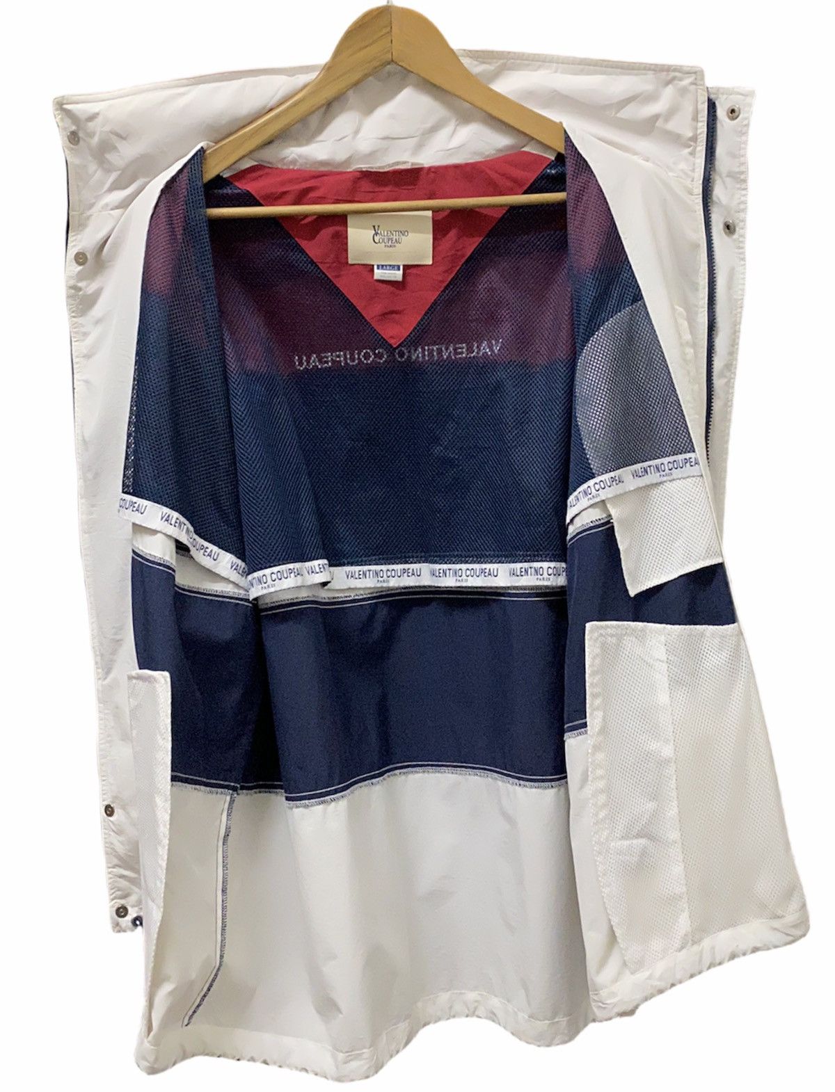 Valentino 🇫🇷 Valentino Coupeau Paris Color Block Light Jacket Size US XL / EU 56 / 4 - 6 Thumbnail