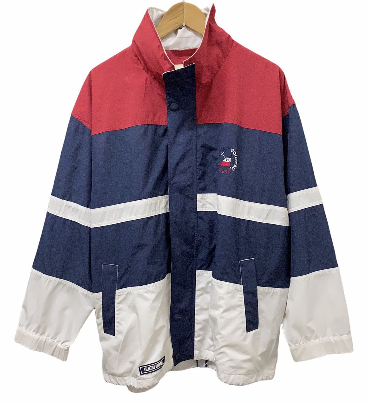 Valentino 🇫🇷 Valentino Coupeau Paris Color Block Light Jacket Size US XL / EU 56 / 4 - 1 Thumbnail