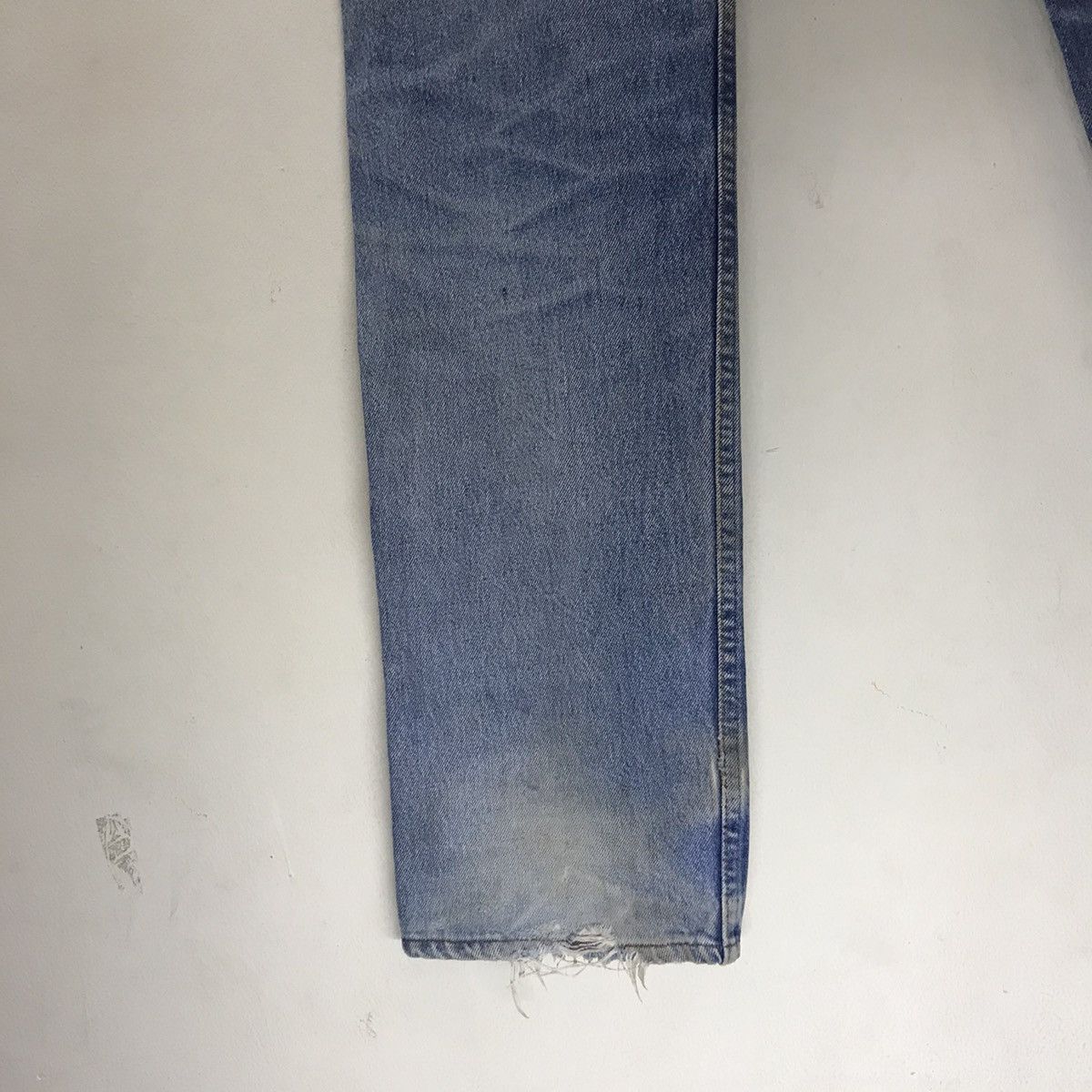 Levi's Vintage 80s Levis 501 Distressed Dirty Faded Butler Style Size US 33 - 16 Thumbnail