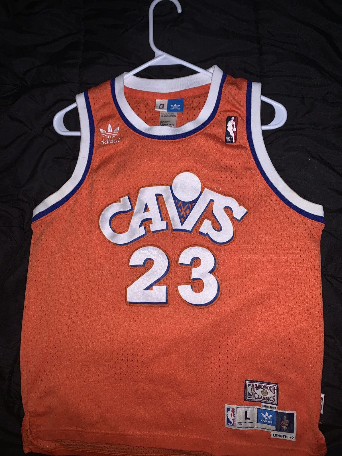 Adidas Cleveland Cavaliers 16 17 Orange Blue LeBron James Jersey Grailed